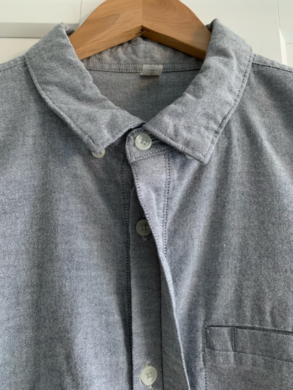 Lululemon men’s On Time Short Sleeve Button Down Shirt in dark Ash size  XL - Picture 7 of 15
